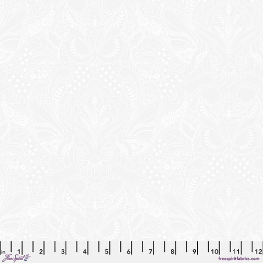 Tula Pink Baumwoll Designerstoff - True Colors - Ghost Owl - Paper