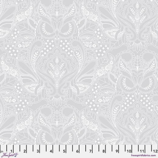 Tula Pink Baumwoll Designerstoff - True Colors - Ghost Owl - Whisper