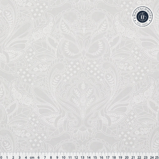 Tula Pink Baumwoll Designerstoff - True Colors - Ghost Owl - Whisper