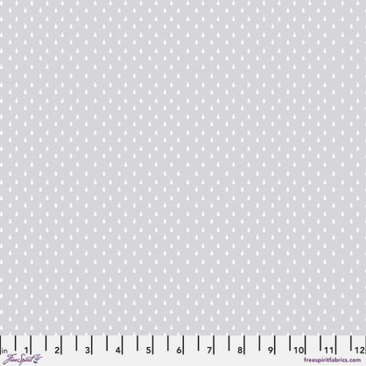 Tula Pink Baumwoll Designerstoff - True Colors - Ghost Droplettes - Whisper