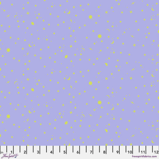 Tula Pink Baumwoll Designerstoff - True Colors - Space Sprinkles - Dream