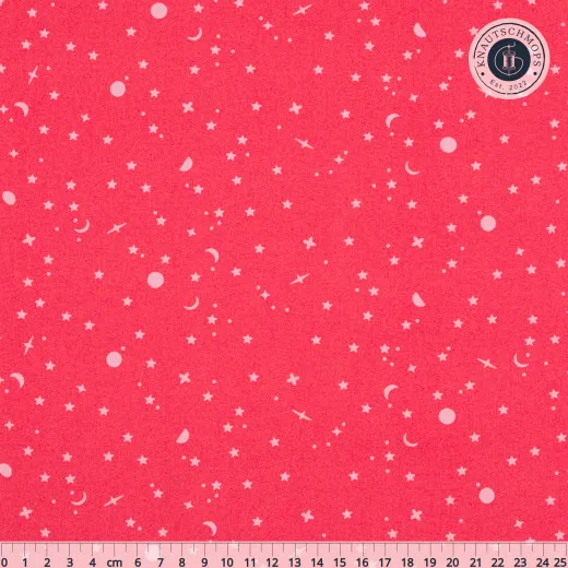 Tula Pink Baumwoll Designerstoff - True Colors - Space Sprinkles - Sunburn