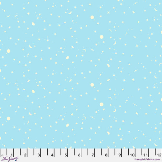 Tula Pink Baumwoll Designerstoff - True Colors - Space Sprinkles - Waterfall