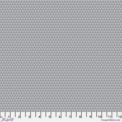 Tula Pink Baumwoll Designerstoff - True Color Graywork - Kinda Shady - Fog