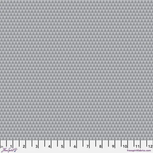 Tula Pink Baumwoll Designerstoff - True Color Graywork - Kinda Shady - Fog