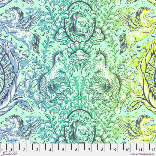 Tula Pink Baumwoll Designerstoff - Legendary - Pony Tales - Stardust