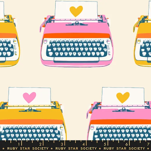 Ruby Star Society - Best Day Ever - Typewriters Novelty Kitsch Retro Vintage - Neutral