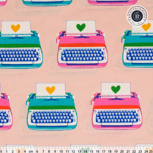 Ruby Star Society - Best Day Ever - Typewriters Novelty Kitsch Retro Vintage - Pink
