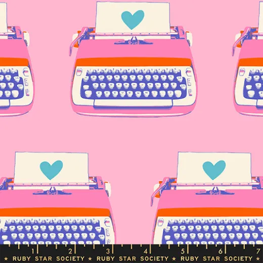 Ruby Star Society - Best Day Ever - Typewriters Novelty Kitsch Retro Vintage - Posy