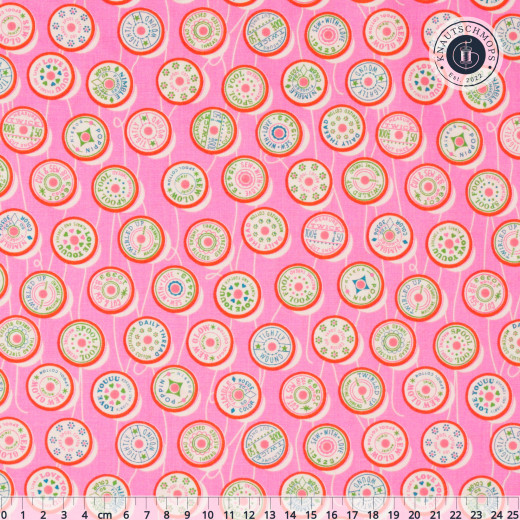 Ruby Star Society - Trinketry - Spools Novelty Sewing Notions Retro Thread - Flamingo