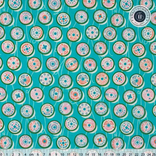 Ruby Star Society - Trinketry - Spools Novelty Sewing Notions Retro Thread - Turquoise