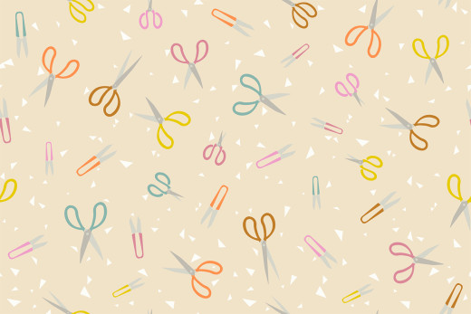 Ruby Star Society - Paper Cuts 2 - Snip Snip Novelty Scissors Paper Office Supplies - Parchment