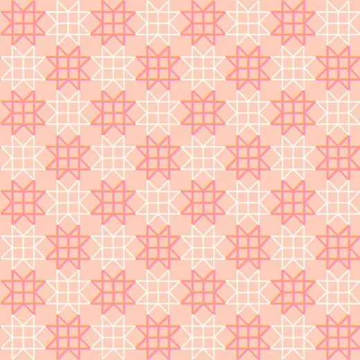 Ruby Star Society - Paper Cuts 2 - Paper Star - Peach Puff