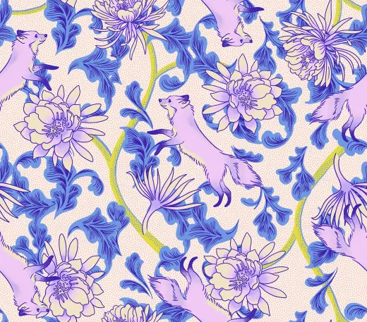 Ruby Star Society - Glow Garden - Fox Bloom Florals - Natural