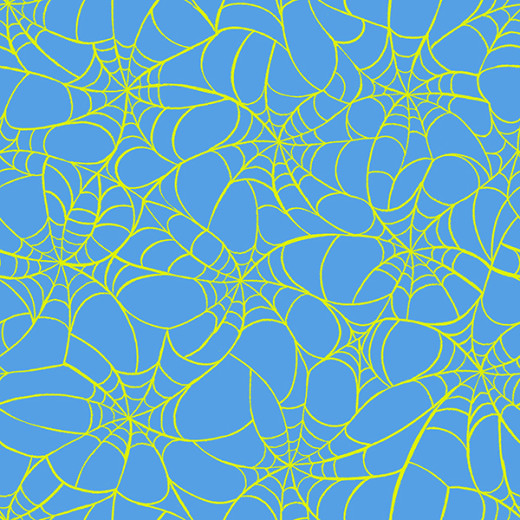 Ruby Star Society - Glow Garden - Tangled Web - Lindley Blue