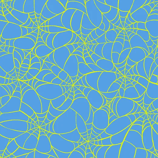 Ruby Star Society - Glow Garden - Tangled Web - Lindley Blue