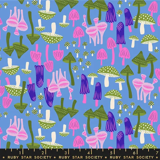 Ruby Star Society - Hello Alice - Mushroom Land Novelty Nature Kitsch - Lindley Blue