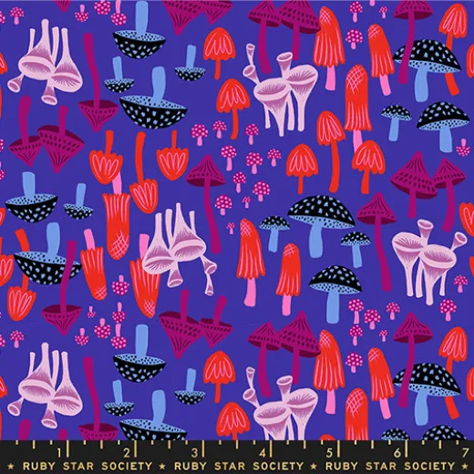 Ruby Star Society - Hello Alice - Mushroom Land Novelty Nature Kitsch - Blacklight