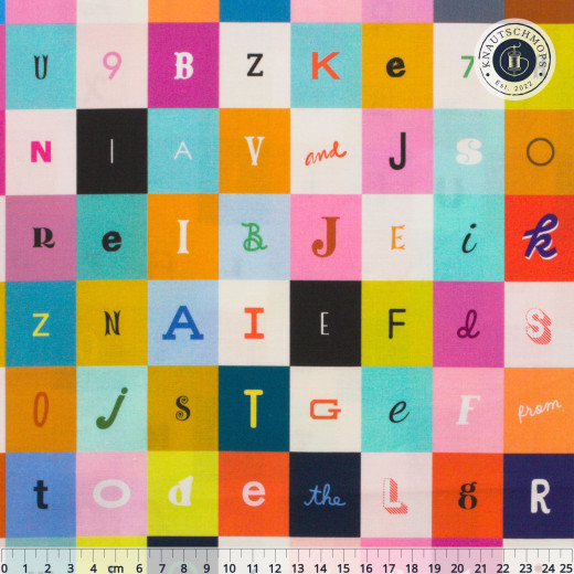 Ruby Star Society - Selvedge Magic Multi - Letters