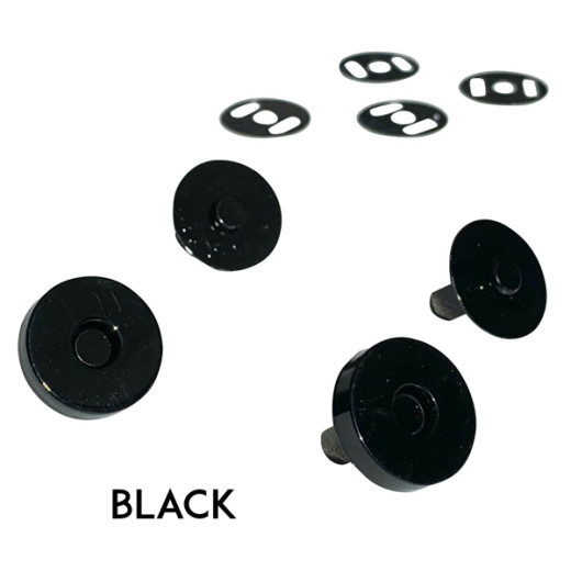 Sassafras Lane Designs - Magnetic Snaps - Black