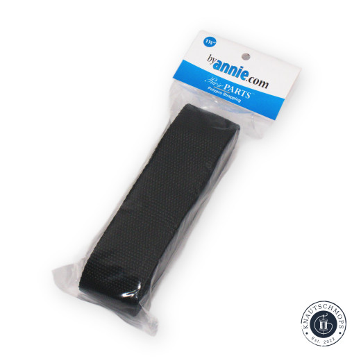 ByAnnie's - 1.5inch, 3Yard Strapping, black (Gurtband)