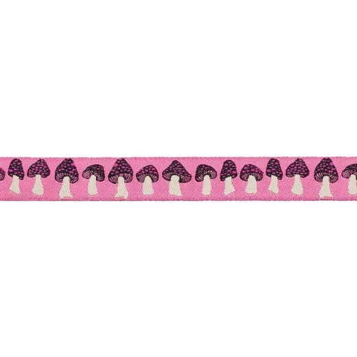 Ruby Star Society Webband 5/8" - Mushrooms - Best of Sarah Watts