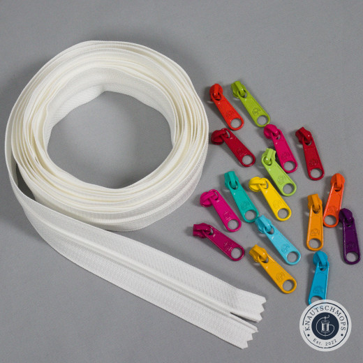 ByAnnie's - 4yard Zipper - Reißverschluss - white (multicolor)