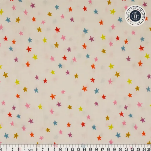 Blenders Star Starry in Multi, flach ausgebreitet mit Maßstab zur Musteransicht