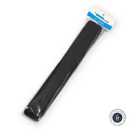 Verpackte Rolle des ByAnnie's Polypro-Gurtbands (1,5 Zoll, 6 Yard) in Schwarz mit Produktetikett