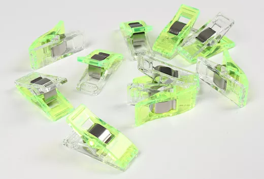 Clover Wonder Clips, neongrün