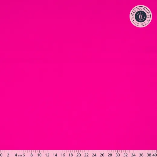 Baumwoll-Popeline Very Berry in Pink mit Zentimeterskala bis 40 cm
