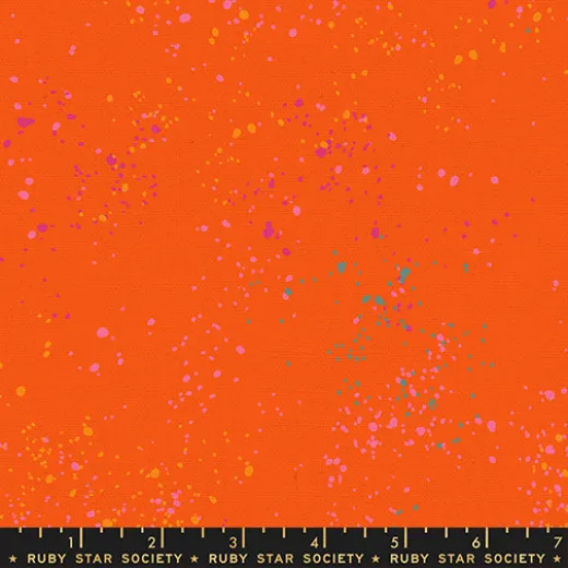 Nahaufnahme des gesprenkelten Canvas-Stoffs in Goldfish