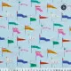 Cloud 9 Fabrics - Universal Love - Pennant Power - Light Blue Cloud 9 Fabrics - Universal Love - Pennant Power - Light Blue