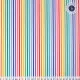 Riley Blake Baumwoll Designerstoff - 1/8&quote; Stripe - Rainbow