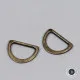 ByAnnie's - 1inch D-Ring Flat - Antique Brass ByAnnie's - 1inch D-Ring Flat - Antique Brass