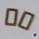 ByAnnie's - 1inch Rectangle Ring Flat - Antique Brass ByAnnie's - 1inch Rectangle Ring Flat - Antique Brass