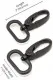 ByAnnie's - 1inch Swivel Snap Hook - Black (Drehbarer Karabinerhaken)