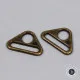ByAnnie's - 1inch Triangle Ring flat - Antique Brass ByAnnie's - 1inch Triangle Ring flat - Antique Brass