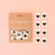 Sarah Hearts Label - Black Heart