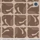 Cotton & Steel - By The Seaside II - Grumpy Whale - Dark Gray Unbleached Canvas Fabric