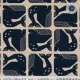 Cotton & Steel - By The Seaside II - Grumpy Whale - Navy Unbleached Canvas Fabric