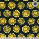 Cotton & Steel - By The Seaside II - Sunshine - Navy Unbleached Canvas Fabric