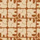 Cotton & Steel - Rising Sun - Jolly Elephant - Umber Unbleached Canvas Fabric Cotton & Steel - Rising Sun - Jolly Elephant - Umber Unbleached Canvas Fabric