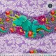 Tula Pink Baumwoll Designerstoff - ROAR! - Trifecta - Mist Tula Pink Baumwoll Designerstoff - ROAR! - Trifecta - Mist