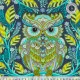 Tula Pink Baumwoll Designerstoff - Full Moon Forest II - Hootie Patootie Starlight