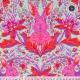 Tula Pink Baumwoll Designerstoff - Full Moon Forest II - Hoppy Go Lucky - Blossom