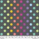 Tula Pink Baumwoll Designerstoff - True Color Graywork - Disco Poms - Carbon