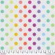 Tula Pink Baumwoll Designerstoff - True Color Graywork - Disco Poms - Whisper