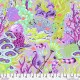 Tula Pink Baumwoll Designerstoff - Floral Reef - Reef What You Sew - Ultraviolet Tula Pink Baumwoll Designerstoff - Floral Reef - Reef What You Sew - Ultraviolet