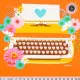 Ruby Star Society - Best Day Ever Panel Multi - Typewriter Novelty Kitsch Retro Ruby Star Society - Best Day Ever Panel Multi - Typewriter Novelty Kitsch Retro